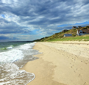 shoreline beach on cape cod